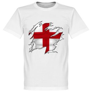 Engeland Ripped Flag T-Shirt