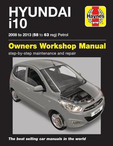 Haynes Werkplaatshandboek Hyundai i10 benzine (2008 ? 2013) 6414