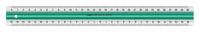 Liniaal linex super s30 30cm transparant