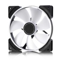 Fractal Design Prisma AL-14 Computer behuizing Ventilator 14 cm Zwart, Wit - thumbnail