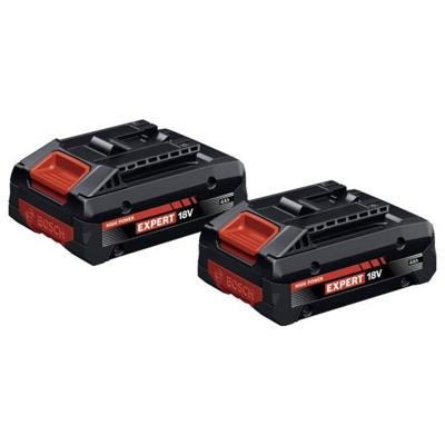Bosch Professional 2x EXBA18V-40 1600A03738 Gereedschapsaccu 18 V 4.0 Ah