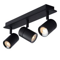 Lucide Lennert plafondlamp 3 spots 5W zwart