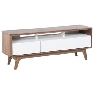 Beliani - SYRACUSE - TV-meubel - Wit - MDF