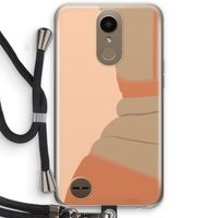 Bikini: LG K10 (2017) Transparant Hoesje met koord