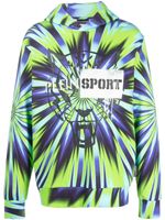 Plein Sport hoodie à imprimé tie dye - Vert - thumbnail