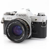 Canon AE-1 zilver + FD 50mm F/1.8 S.C. occasion