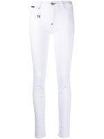 Philipp Plein jean skinny à taille haute - Blanc - thumbnail