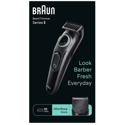 BeardTrimmer 3 Baardtrimmer Series 3 BT3421, Trimmer Voor Heren met 50 minuten Gebruiksduur