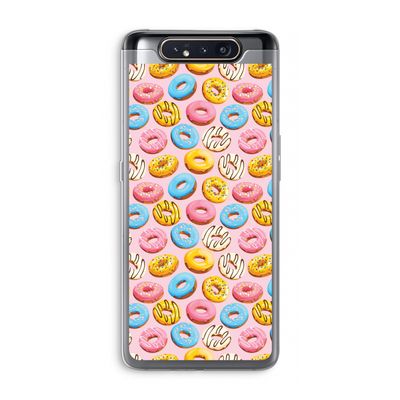 Pink donuts: Samsung Galaxy A80 Transparant Hoesje