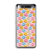 Pink donuts: Samsung Galaxy A80 Transparant Hoesje