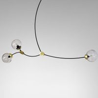 CTO Lighting Ivy 3 Hanglamp - Rookgrijs - thumbnail