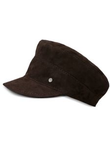 Maison Michel Romy suede paperboy hat - Marron