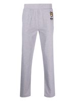 Moschino pantalon de jogging à imprimé Leo Teddy - Gris - thumbnail