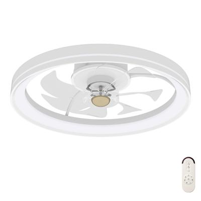 φ48cm Plafondventilator met Verlichting Omkeerbare Ventilator LED Plafondlamp 3000-6500K Dimbaar met 6 Windsnelheden Wit
