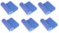 Fitnessmat / trainingsmat NBR easy Sixpack RS Sports l 6 stuks l blauw l 180 x 60 x 1,0 cm