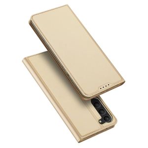 Dux Ducis - Samsung Galaxy S23 - Slim bookcase hoesje - Goud