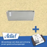 Bak bruges l45b17h17cm witgrijs