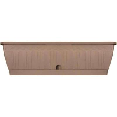 Jardiniere - GARDEN ID Terraflor - Taupe 60 cm - Duurzaamheid - Waterreserve - Gerecycled en 100% recyclebaar - Volume voor planten.
