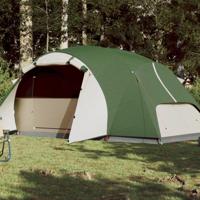 Tent 8-persoons 360x430x195 cm 190T taft groen - thumbnail