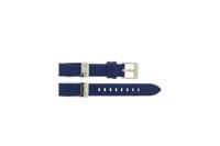 Horlogeband Armani Exchange AX5312 Leder Blauw 16mm