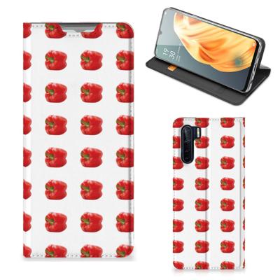 OPPO Reno3 | A91 | Flip Style Cover | Paprika Red