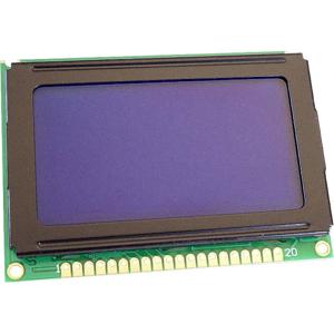 Display Elektronik LC-display Wit Blauw 128 x 64 Pixel (b x h x d) 75 x 52.7 x 7 mm DEM128064BSBH-PW-N