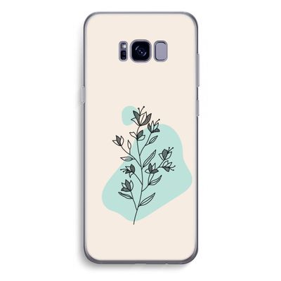 Violets are blue: Samsung Galaxy S8 Plus Transparant Hoesje