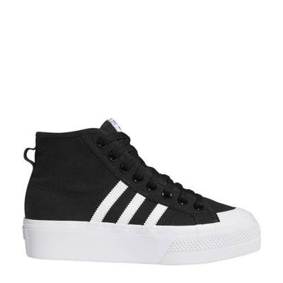 adidas Originals Nizza Platform High sneakers zwart/wit