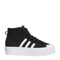 adidas Originals Nizza Platform High sneakers zwart/wit - thumbnail