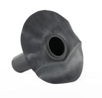 Dakdoorvoer rond HWA PE Ø 90 mm met EPDM slabbe 30cm compleet