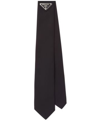 Prada cravate Re-Nylon - Noir