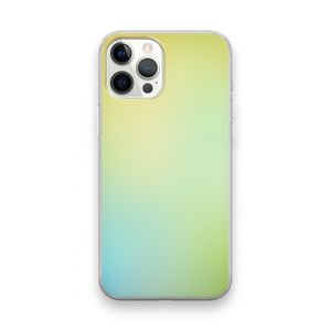 Minty mist pastel: iPhone 12 Pro Max Transparant Hoesje