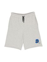 Kenzo Kids short en coton à fleurs - Gris