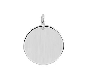 TFT Graveerhanger Rond Gediamanteerd