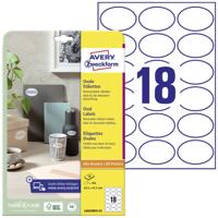 Avery-Zweckform L6024REV-25 Universele etiketten 63.5 x 42.3 mm Papier Wit 450 stuk(s) Weer verwijderbaar Laser (kleur), Laser (zwart/wit) Avery-Zweckform L6024REV-25 Universele etiketten 63.5 x 42.3 mm Papier Wit 450 stuk(s) Weer verwijderbaar Laser (kleur), Laser (zwart/wit)