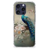 Case Anti-shock voor iPhone 16 Pro Max Vintage Pauwen