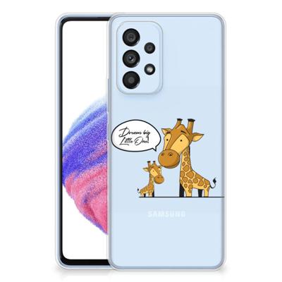 Samsung Galaxy A53 5G Telefoonhoesje met Naam Giraffe Samsung Galaxy A53 5G Telefoonhoesje met Naam Giraffe