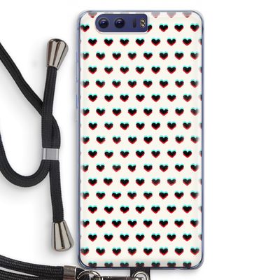 Hartjes: Honor 9 Transparant Hoesje met koord