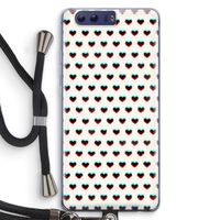 Hartjes: Honor 9 Transparant Hoesje met koord
