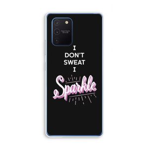 Sparkle quote: Samsung Galaxy Note 10 Lite Transparant Hoesje