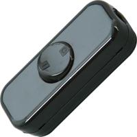 Enzo snoerschakelaar zwart met ra 10a 7401030