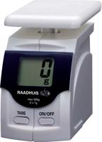 Raadhuis brievenweger tot 500 gram wit kunststof