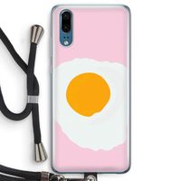 Sunny side up: Huawei P20 Transparant Hoesje met koord
