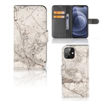 iPhone 12 | 12 Pro (6.1") | Bookcase | Marmer Beige