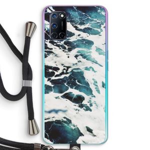 Golven: Oppo A72 Transparant Hoesje met koord