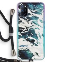 Golven: Oppo A72 Transparant Hoesje met koord