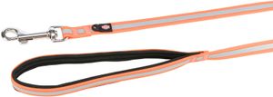 TRIXIE HONDENRIEM SLEEPLIJN EASYLIFE REFLECTEREND ORANJE M-L 5MX1,3 CM