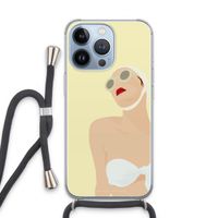 Summer: iPhone 13 Pro Transparant Hoesje met koord