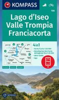 Wandelkaart 106 Lago d'Iseo - Valle Trompia - Franciacorta | Kompass