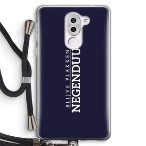 Blijve plakken in Negenduust: Honor 6X Transparant Hoesje met koord